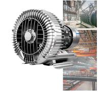 Souffleur industriel régénératif 1100 W - Souffleur vortex haute pression pour l'aération des eaux usées, aquariums, bassins et traitement des eaux usées - 110 V/220 V, haute performance éne