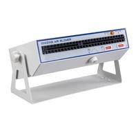 Souffleur Ionisant, Ventilateur Antistatique à Débit Réglable 70-120 CFM | Éliminateur d'Électricité Statique avec Air Chaud et Support de Fixation pour Établi, Mur ou sous Étagère