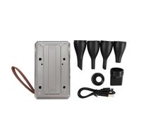 Souffleur Jet Dry Multifonction 1100mAh, Mini Turbo Ventilateur Portable Compact - Puissant Soufflage, Lampe LED Intégére, chargeur Power Bank pour Voiture, Clavier, Caméra et