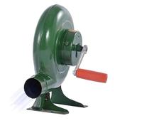 Souffleur manuel à manivelle pour barbecue pour le camping et les activités de plein air, outil en fer durable pour une circulation d'air efficace