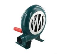 Souffleur manuel domestique à manivelle pour poêles et cheminées, construction en fer assurant la longévité, fournit un flux d'air réglable pour une meilleure gestion du feu (120 W)