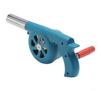 Souffleur manuel portable à manivelle pour barbecue extérieur