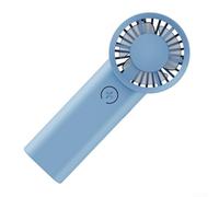 Souffleur manuel pour barbecue - Soufflet de feu robuste en métal pour allumer le charbon de bois lors du camping et du pique-nique dans le jardin - Accessoire d'extérieur compact (bleu)