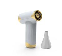 Souffleur portable à haute vitesse avec moteur CC sans balais de 100 000 tr/min, 20 pour m/s, puissance de vent, pour camping, utilisation en extérieur et tâches de gonflage (argenté)