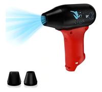 Souffleur portable avec 3 réglages de vitesse, moteur 130 000 tr/min, séchage rapide et élimination des débris, utilisation intérieure et extérieure