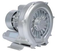 Souffleur régénératif 120W-1500W, Monophasé/Triphasé, souffleur à Anneau Vortex Haute Pression, Pompe à Vide Industrielle pour aération des eaux usées, Aquarium, étang à Poissons(350W/220V)