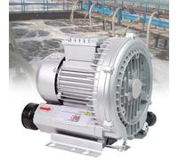 Souffleur régénératif 220 V/380 V, 370 W, machine d'oxygénation industrielle pour piscines, souffleur à canal latéral pour le traitement des eaux usées et la fermentation, solution d'aératio