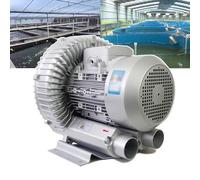Souffleur Régénératif 220 V 50 Hz, Pompe À Air Électrique for Aquarium, Hydroponie, Bassin, Aérateur De Fosse Septique, Souffleur Anneau Vortex Haute Puissance, Vide Industrielle(350W/0.47HP)