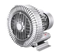 Souffleur Régénératif À Faible Bruit, Pompe À Air À Canal Latéral Sans Huile For Aération Des Eaux Usées Aquarium Et Fosse Septique Souffleur À Vide Industriel Monophasé/triphasé(120w/220v)