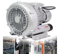 Souffleur Régénératif Compresseur À Anneau De Gaz Monophasé Turbine À Anneau De Gaz Souffleur À Canal Latéral, Pompe À Air Commerciale Pompe À Air Électrique for Aquarium(250w/0.34hp)