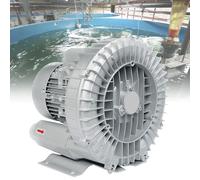 Souffleur régénératif haute pression pour l'aération des bassins à poissons, machine d'oxygénation industrielle à canal latéral de 3,8 kW/380 V, aérateur de piscine efficace pour une qualité d'eau o