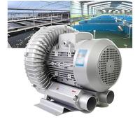 Souffleur régénératif, souffleur à anneau vortex haute pression 50 Hz, pompe à vide industrielle pour l'aération des eaux usées, soufflage ou aspiration d'étang à poissons d'aquarium,220V-180W