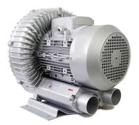 Souffleur Régénératif, Souffleur À Anneau Vortex Haute Pression for Aération des Eaux Usées, Aquarium, Bassin À Poissons, Grand Débit d'air, Monophasé 220 V 50 Hz, Alliage D'aluminium(370W/0.50HP)