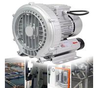 Souffleur Régénératif, Souffleur Vortex Haute Pression Monophasé 220 V, Pompe À Air 0,16 CV, 0,24 CV, 0,34 CV, 0,5 CV, 0,74 CV, 1,01 CV, 1,48 CV, 2,01 CV for Zone D'eaux Usées(1500W)