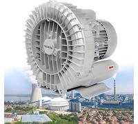 Souffleur régénératif Vortex haute pression pour bassins d'aquaculture et fermes, 4000 W 42 kPa 420 CFM, aération efficace