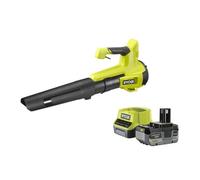 Souffleur Turbo Jet 18V RYOBI - Soufflerie 160 km/h - Batterie 4,0Ah - Chargeur - RY18BLB-140