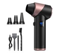 Souffleur sans balais de type C à charge rapide avec batterie de 8000 mAh, moteur haute puissance, adapté pour un nettoyage efficace, diverses utilisations : souffleur d'air sans balais