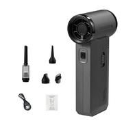 Souffleur sans fil 130 000 tr/min avec buses interchangeables, poids léger pour l'extérieur, utilisation de la neige électrique pour le nettoyage