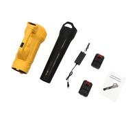 Souffleur sans fil 3000 W 82 x 17 x 25 cm 2 vitesses Tuyau de soufflage silencieux Moteur en cuivre pur 3,3 m³/min Abri de jardin Aspirateur à main Aspirateur à feuilles avec 2 batteries de 12 Ah