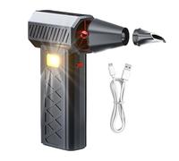 Souffleur sans fil - 48 V électrique portable, jardin à la main avec 2 piles et chargeur rapide | puissant pour pelouse, neige, voiture, élimination de la poussière et utilisation en extérieur