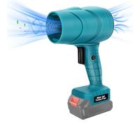 Souffleur sans fil compatible avec batterie au lithium Makita 18 V, mini souffleur à feuilles turbocompresseur, 0-38000 tr/min, pour l'entretien de la pelouse, les bulles de feuilles, le nettoyage de
