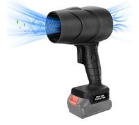 Souffleur sans fil compatible avec batterie au lithium Makita 18 V, mini souffleur à feuilles turbocompresseur, 0-38000 tr/min, pour l'entretien de la pelouse, les bulles de feuilles, le nettoyage de