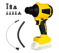 Souffleur sans fil portable compatible avec batterie 18 V/20 V avec design ergonomique et ventilateur sans fil à aspiration puissante de 10,3 kPa