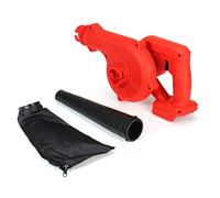 Souffleur,Souffleur Feuille Computer Cleaner électrique Blower poussière poussière Blowing Ordinateur collecteur de poussière soufflerie d'air du Ventilateur 220 V for Makita 18V Batterie(Red)