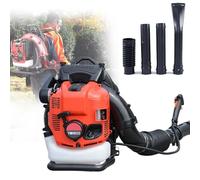 Souffleur Thermique À Dos 4-Temps 1000cc, Réservoir 2,0L, Léger, Silencieux Et Puissant, Idéal pour Déneigement, Nettoyage Jardin, Feuilles, Débris, Usage Commercial(Red)