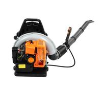 Souffleur Thermique à Dos 65cc 2 Temps - Souffleur de Feuilles Thermique 3.6HP Air Refroidi, Power Blower pour Feuilles, Sable, Graviers et Neige, Moteur Puissant 6800rpm, Réservoir 1.7L