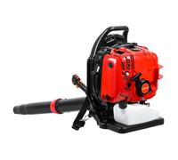 Souffleur thermique de feuilles - Puissant moteur à 4 temps -Sac à dos - conception ergonomique - tuyau long - ROUGE