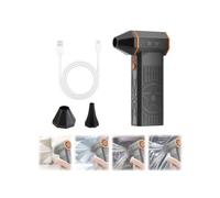 Souffleur thermique portable avec technologie de turbine efficace, souffleur à air chaud portable, souffleuse à neige thermique 5 000 W, 3 niveaux réglables, déneigement, nettoyage (1 ensemble)