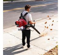 Souffleur Thermique - Souffleur De Feuilles - Souffleur à Dos Thermique Professionnel 52Cc - 780 CFM / 270 MPH - Puissant pour Débroussaillage, Nettoyage De Jardin Et Déneigement