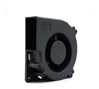 Souffleur turbo DC12V 24V 12CM 12032, souffleur d'air à double roulement à billes 120mm, moteur sans balais à courant continu avec ventilateur centrifuge de protection de verrouillage(DC12V)