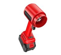 Souffleur turbo intelligent sans balais, 1000 W sans fil haute puissance avec 2 batteries et chargeur, ventilateur conduit 16 000 tr/min, 64 mm, compatible pour atelier, ferme, nettoyage à faire