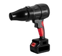Souffleur Turbo Jet pour Voiture, Turbo Jet Blower, Ventilateur Turbo Puissant 21V 800W 35000tr/min avec réglage continu de la Vitesse et 3 Buses pour Le Jardin,Les Feuilles mortes,la Neige