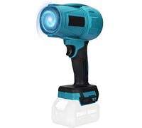 Souffleur turbo pour batterie Makita 18V, 576 km/h Jet Fan, 28000 tr/min Souffleur à feuilles sans balais à vitesse variable pour le soufflage de feuilles et le séchage automatique (Bleu sans batterie
