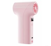 Souffleur turbo sans fil avec moteur sans balais de 40 000 tr/min, dépoussiérage d'air haute vitesse de 14 m/s, pour nettoyage de voiture, clavier, batterie 4000 mAh, écran LED (rose)