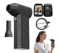 Souffleur Turbo | Ventilateur de Poche Extérieur Air Comprimé Anti-Poussière - Sécheur à Vitesses Multiples Accessoire de Nettoyage Main pour Animaux Intérieur Extérieur