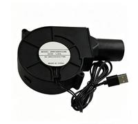 Souffleur USB 5 V, opérations à vitesse unique, outil de stabilisation de de cuisson en plein air, 3800 / min, outil de souffleur de feu pour barbecue, ventilateur USB avec contrôle de