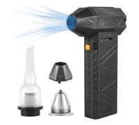 Souffleur Voiture Sechage DéPoussiéReur à Air Comprimé 130000rpm ， Cyclone Jet Turbo Souffleur De PoussièRe Haute Puissance 120 W ， Jetfan Enlever Les Poils d'animaux