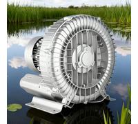 Souffleur Vortex haute pression pour aération des eaux usées et applications d'aquarium, alimentation monophasée pour une performance efficace