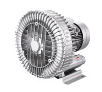 Souffleur vortex industriel haute pression, 1 pièce, ventilateur centrifuge à double usage for l'aération et le dépoussiérage des étangs à poissons(18.5KW 380V 3-phase)