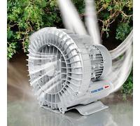 Souffleur Vortex industriel haute pression, soufflage et aspiration double usage avec filtre à poussière, faible bruit pour l'aération et le dépoussiérage des bassins à poissons