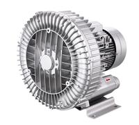 Souffleur vortex régénératif haute pression, anneau vortex régénératif haute pression pour le soufflage ou l'aspiration d'air - Idéal pour l'aération des eaux usées et les bassins d'aquarium