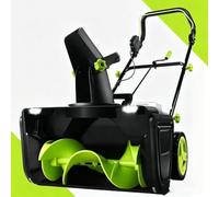 Souffleuse à Neige 3500w, Brosse à Neige éLectrique Pour AlléE Et Trottoirs | Largeur De DéBlaiement De 50cm, PortéE De Projection De 7,6m, Moteur De 3500w, DéNeigement Robuste Pour AlléEs Et Trottoi