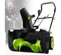 Souffleuse à Neige 3500w, Brosse à Neige éLectrique Pour AlléE Et Trottoirs | Largeur De DéBlaiement De 50cm, PortéE De Projection De 7,6m, Moteur De 3500w, DéNeigement Robuste Pour AlléEs Et Trottoi