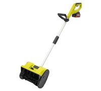 Souffleuse à neige électrique 1200 W 20 V avec batterie 4,0 Ah, largeur de balayage de 32 cm, souffleuse à neige électrique sans fil, légère et puissante pour cour, trottoir, allée