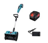 Souffleuse À Neige Électrique, Déneigeuse Sans Fil, Pelle de Déneigement Alimentée Par Batterie avec Plaque Directionnelle Et Poignée Réglable, Largeur de Nettoyage de 33 Cm, Souffleuse À Neige Électr