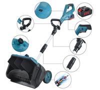 Souffleuse à neige électrique sans fil, 2 500 tr/min, Souffleuse à neige avec poignée, 30,5 cm, avec 1 batterie, Pliable